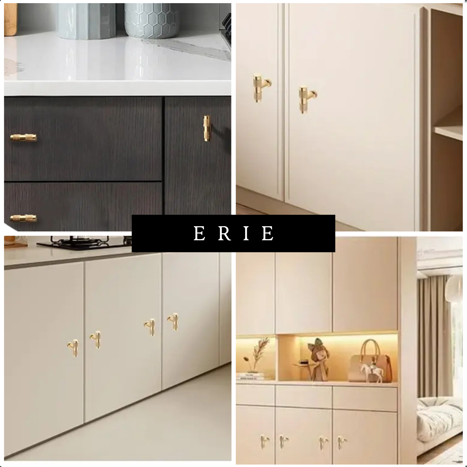 Deurknop Erie goud