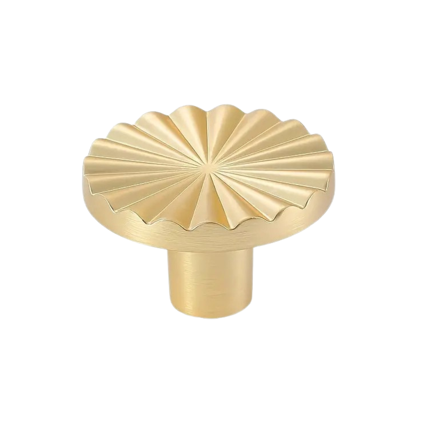 Meubelknop Fresno kunststof goud Set 5