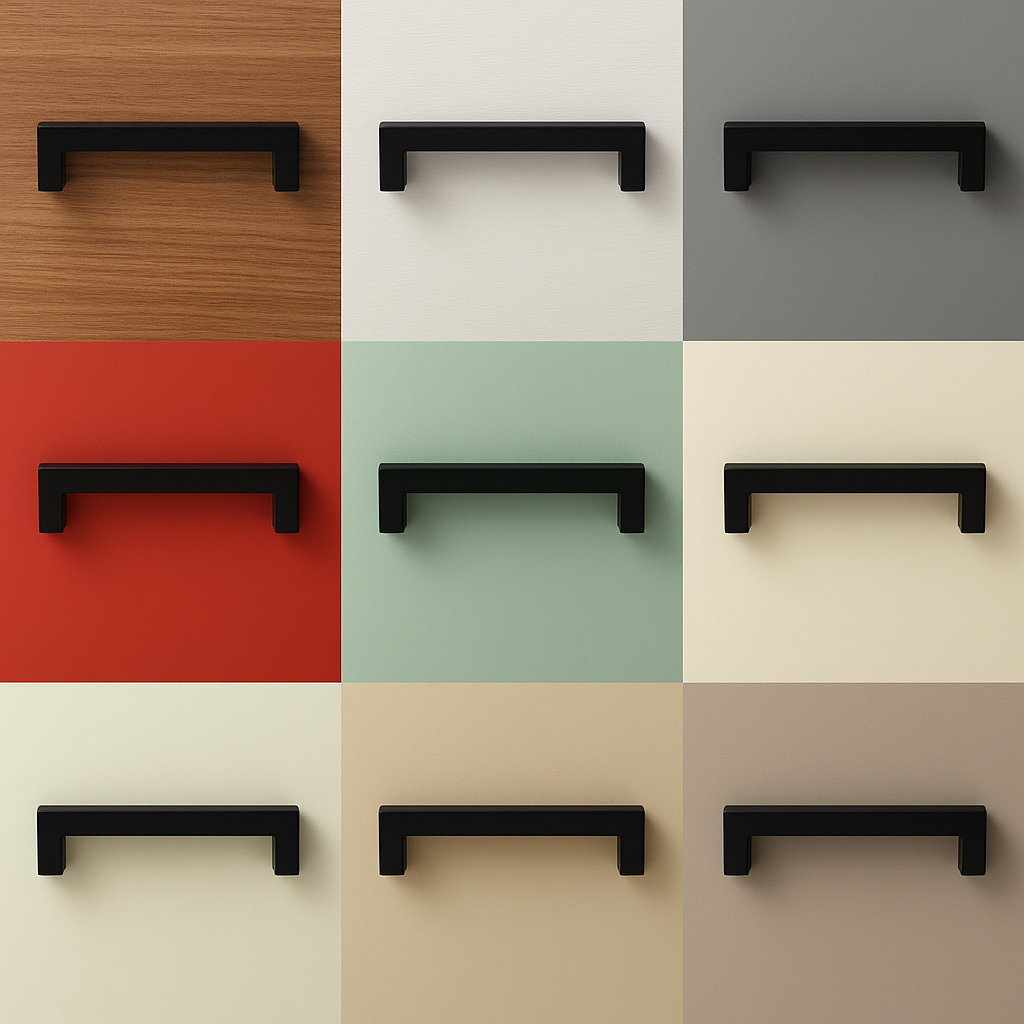 Handle Black 128 mm Modern