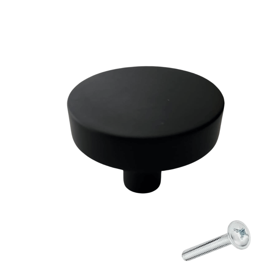 Türknauf 40 mm rund schwarz – Kreis