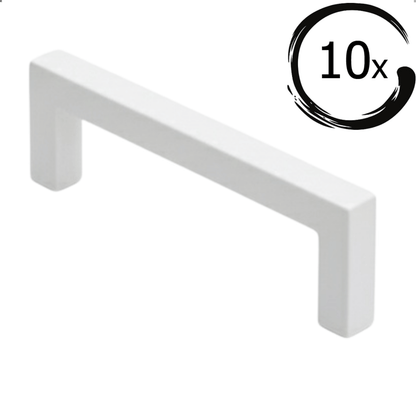 Dallas 160 mm Edelstahl Weiß Set 10