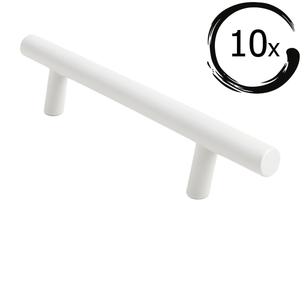 Denver 128 mm Edelstahl Weiß Set 10