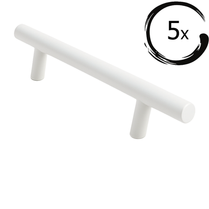 Handgreep Denver 160 mm RVS Wit Set 5