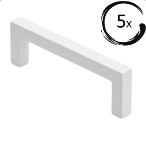 Dallas 160 mm Edelstahl Weiß Set 5