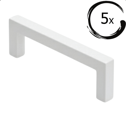 Dallas 128 mm Edelstahl Weiß Set 5