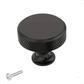 10X Deurknop Lowell 30 mm Zwart