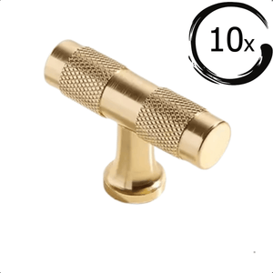 10X Deurknop Erie goud