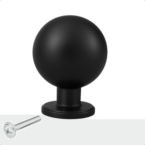 10X Deurknop 24mm Zwart – Madison - BY MJM - GMJ72-10