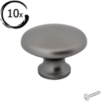 10X Deurknop 27mm Grijs – Macon - BY MJM - GMJ38-10