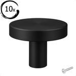 10X Deurknop 30mm Zwart – Harbor - BY MJM - GMJ91-10