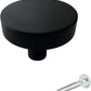 10X Deurknop 40mm Rond Zwart – Circle - BY MJM - GMJ30-10