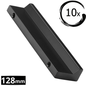 10X Handgreep 128mm Aluminium Zwart – Reno - BY MJM - GMJ17-10