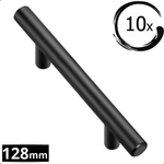 10X Handgreep 128mm RVS Zwart – Denver - BY MJM - GMJ06-10