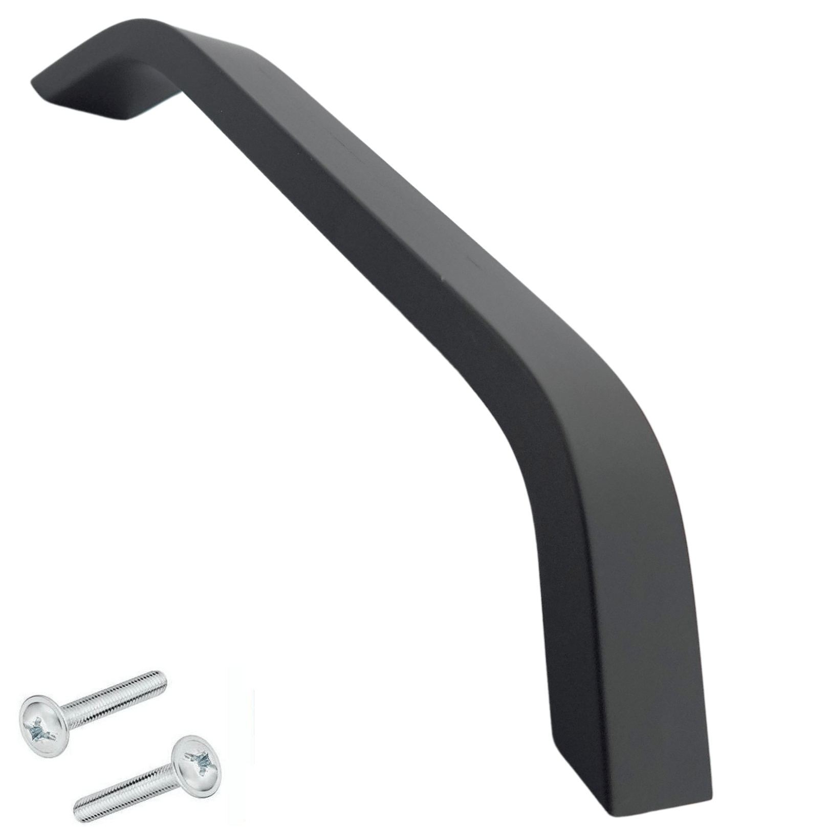 10X Handgreep 128mm Zwart – Tulsa - BY MJM - GMJ12-10