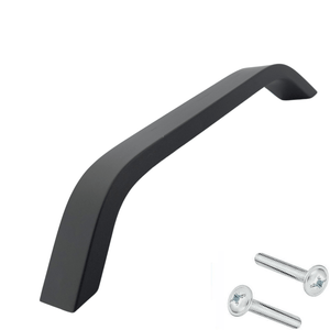 10X Handgreep 128mm Zwart – Tulsa - BY MJM - GMJ12-10