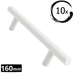 10X Handgreep 160mm RVS Wit – Denver - BY MJM - GMJ57-10