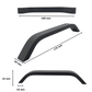 10X Handgreep 160mm Zwart – Tulsa - BY MJM - GMJ13-10