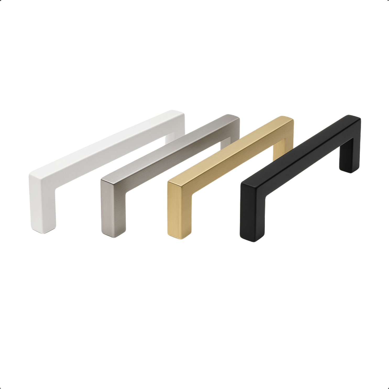 10X Handgreep 224mm RVS Wit – Dallas - BY MJM - GMJ63-10
