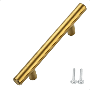 10X Handgreep 96mm RVS Goud – Denver - BY MJM - GMJ112-10