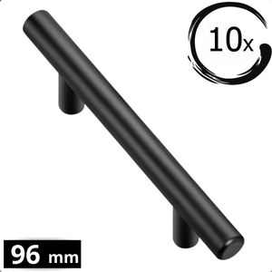 10X Handgreep 96mm RVS Zwart – Denver - BY MJM - GMJ110-10