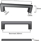 Dallas 160 mm Edelstahl Schwarz