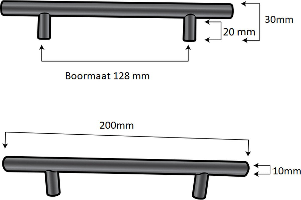 Denver 128 mm Edelstahl Set 10