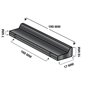 Reno 160 mm Aluminium Schwarz