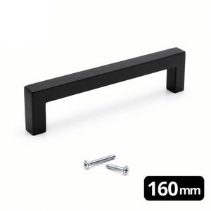 Griff 160 mm Schwarz – Dallas