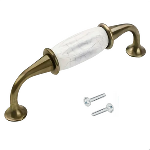 Handgreep Enid 128 mm Wit Brons