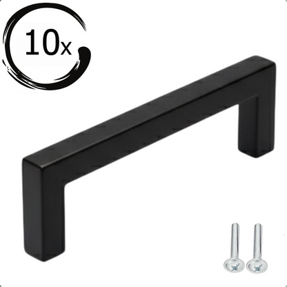 10X Dallas Handle 96 mm Stainless Steel Black