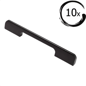 Seattle 128 mm Aluminium Schwarz Set 10