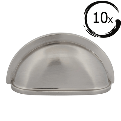 10X Komgreep Columbia 76 mm Geborsteld Nikkel