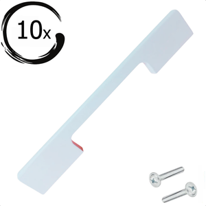 10X Handle Seattle 128 mm Aluminum White