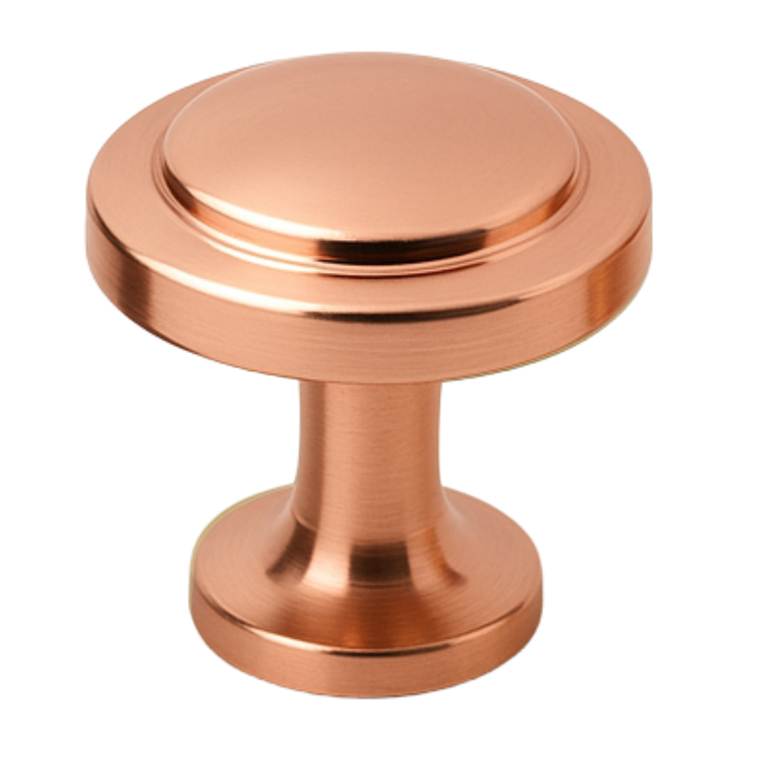 Möbelknopf Roségold rund