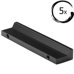 Reno 128 mm Aluminium Schwarz Set 5