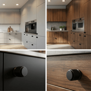 20X Deurknop 20mm Zwart – Dodge - BY MJM - GMJ95-20