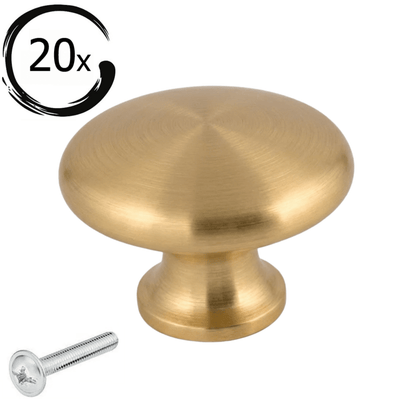 20X Deurknop 27mm Goud – Macon - BY MJM - GMJ26-20