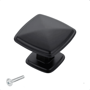 20X Deurknop 31mm Aluminium Zwart – Texas - BY MJM - GMJ106-20