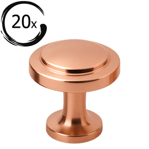 20X Deurknop 32mm Rose Goud – Memphis - BY MJM - GMJ25-20