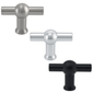 20X Deurknop 48mm Chroom – Kansas T - greep - BY MJM - GMJ54-20
