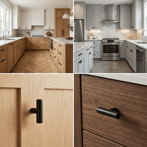 20X Deurknop 50mm Aluminium Zwart – Mesa - BY MJM - GMJ100-20