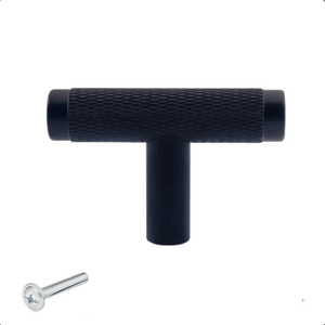 20X Deurknop 50mm Aluminium Zwart – Waco - BY MJM - GMJ101-20