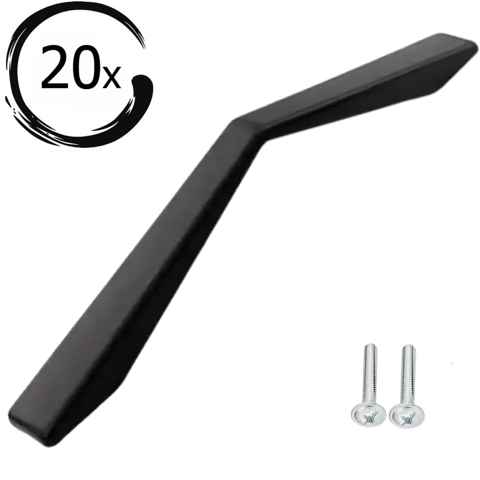 20X Handgreep 128mm Zwart – Ocean - BY MJM - GMJ119-20