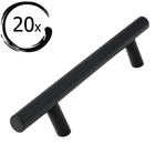 20X Handgreep 160mm RVS Zwart – Denver - BY MJM - GMJ09-20