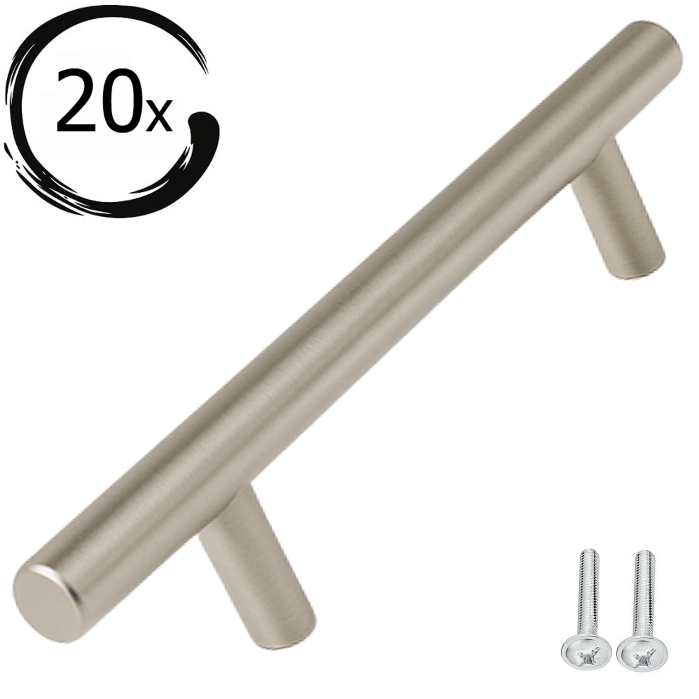 20X Handgreep 96mm RVS – Denver - BY MJM - GMJ111-20