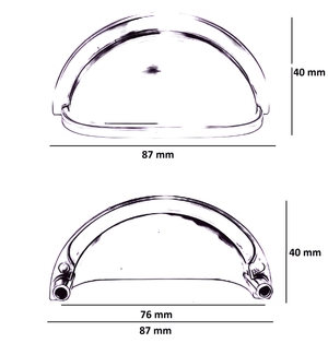 20X Komgreep 76mm Brons – Columbia - BY MJM - GMJ82-20