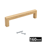 10X Handgreep 160mm RVS Eiken Look – Hickory
