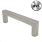 Handgreep Dallas 96 mm RVS 10 Stuks