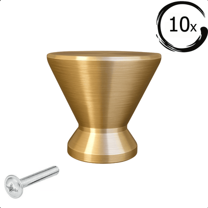 10X Deurknop Dover Goud