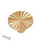 Meubelknop Fresno kunststof goud Set 5
